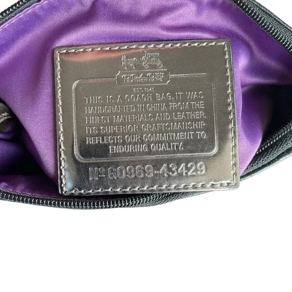 Coach Black Leather Handbag - Picture 7 of 9